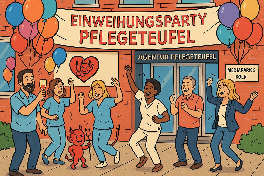 Die große Einweihungsfeier des Pflegeteufels 🎉