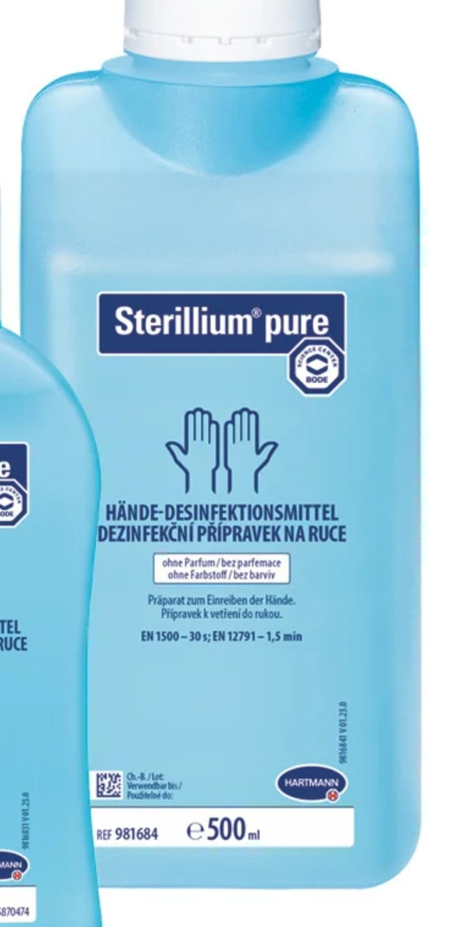Sterillium Pure – Händedesinfektionsmittel (500 ml)