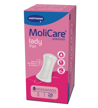 MoliCare Lady Pad – Einlagen (28 Stück, 0.5 Tropfen)
