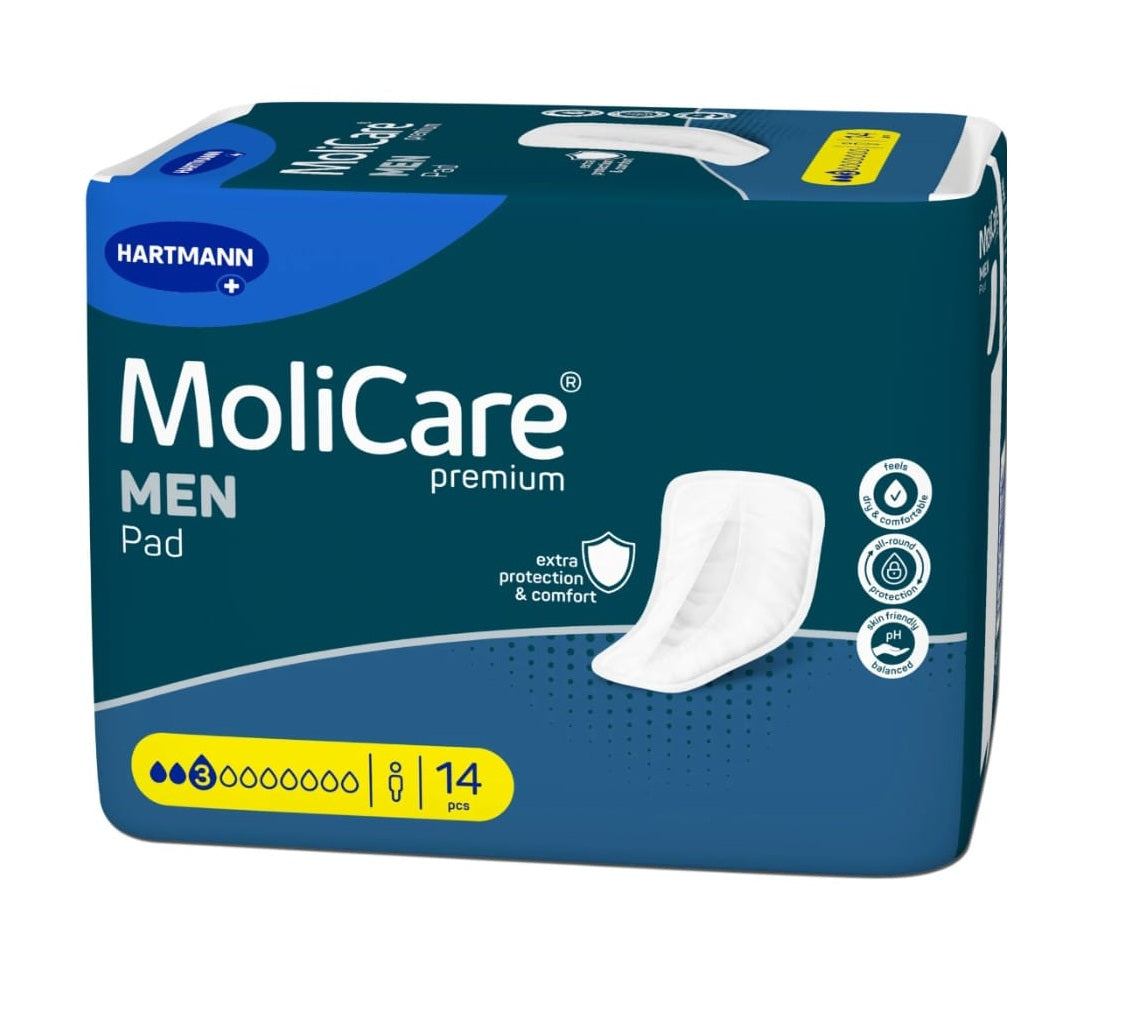 MoliCare Men Pad – Einlagen (14 Stück, Stufe 3)