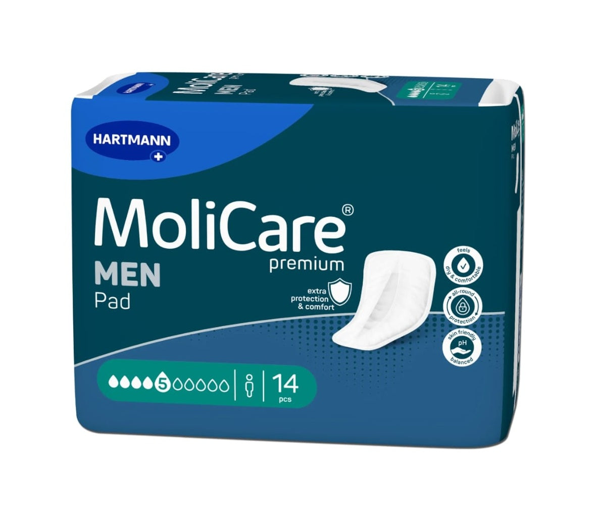 MoliCare Men Pad – Einlagen (14 Stück, Stufe 5)