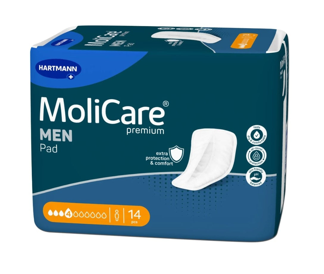 MoliCare Men Pad – Einlagen (14 Stück, Stufe 4)