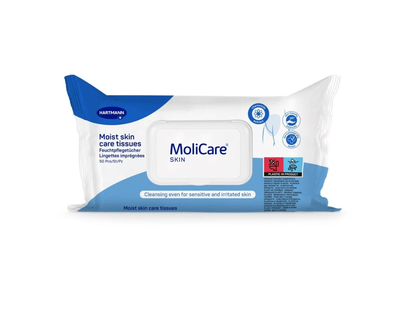 MoliCare Skin – Moist Skin Care Tissues (50 Stück)