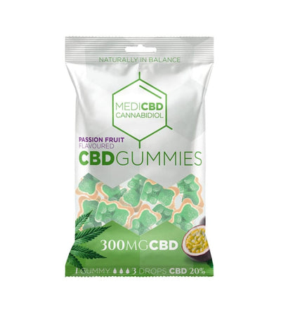 MediCBD 300 mg CBD-Gummibärchen  Passionsfrucht
