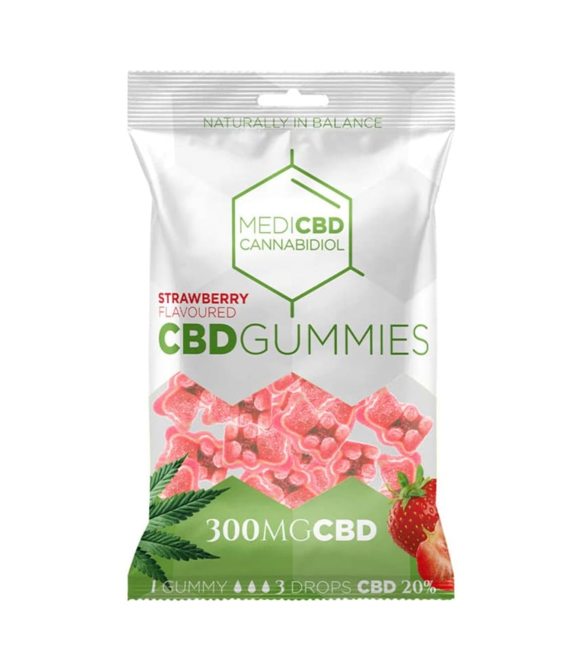 CBD Gummies – Erdbeere (300mg)