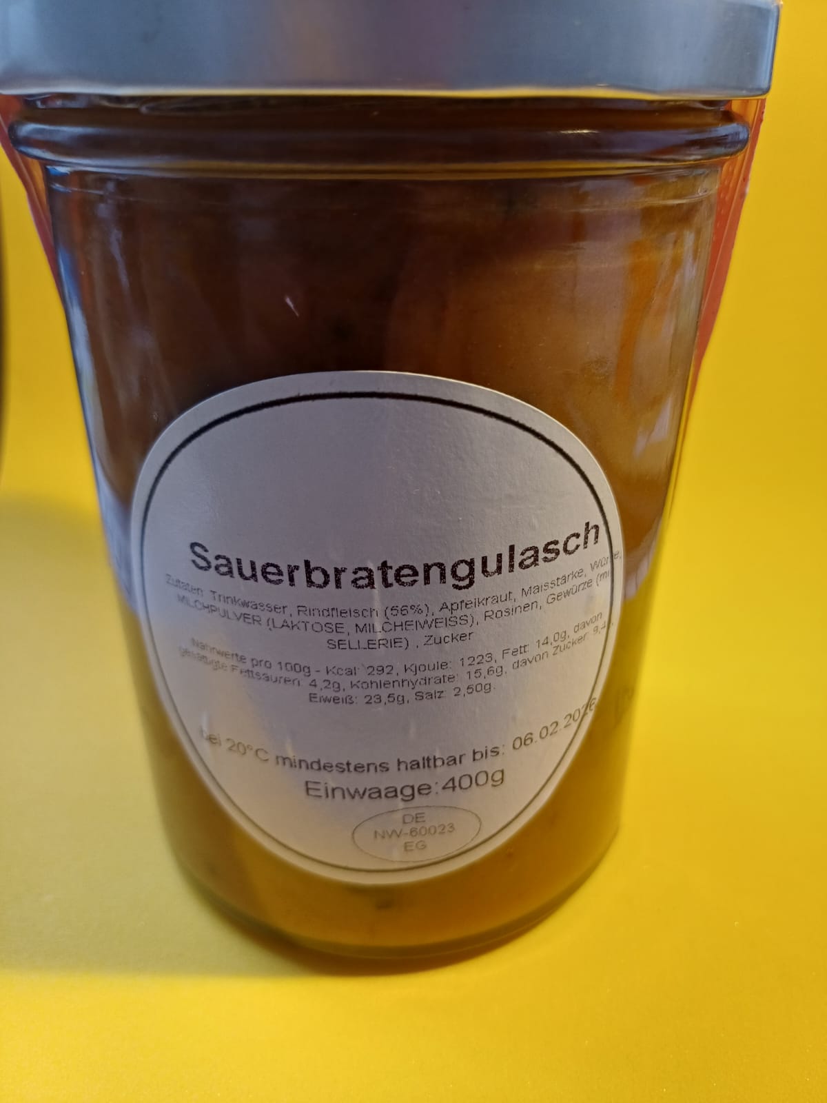 Sauerbratengulasch (400g)